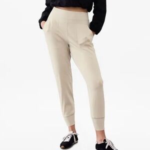 NWT ATHLETA  3X Venice High Rise Jogger in Abelone / Cream Plus Size Athleisure